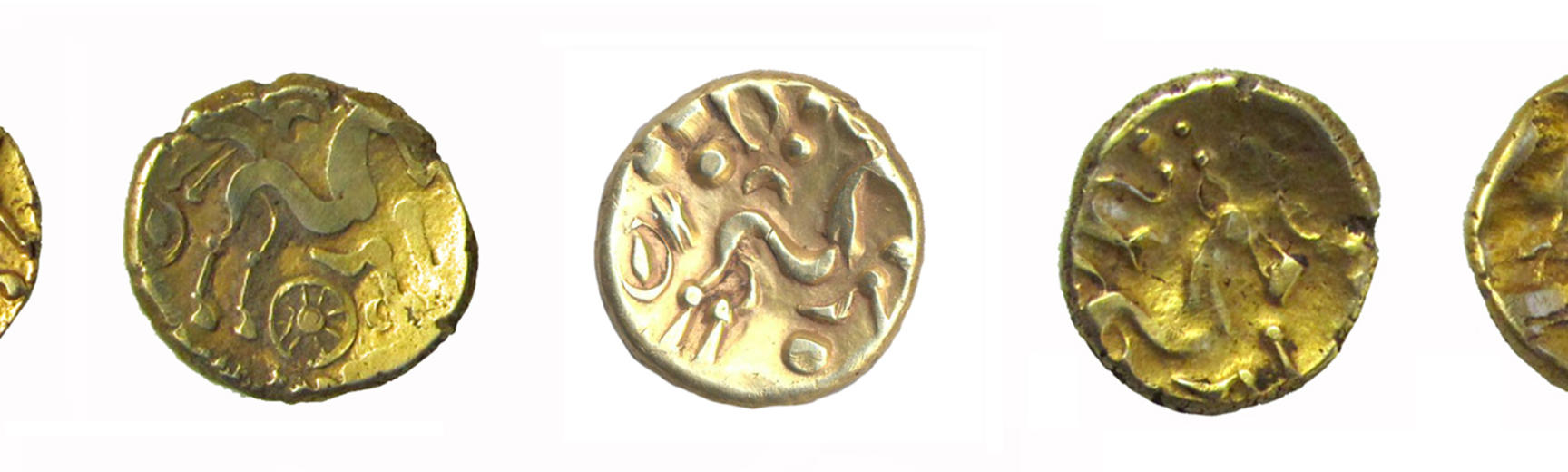 Five Iron Age coins