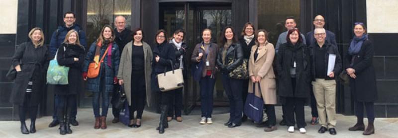 Oxford Cultural Leaders delegates outside the Said Business School Oxford Cultural Leaders delegates outside the Said Business School