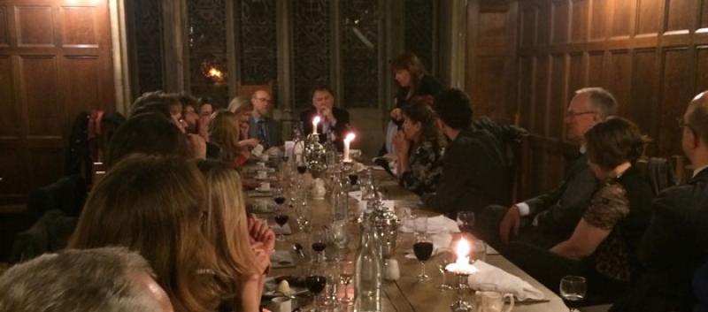 After dinner address as part of Oxford Cultural Leader programme After dinner address as part of Oxford Cultural Leader programme