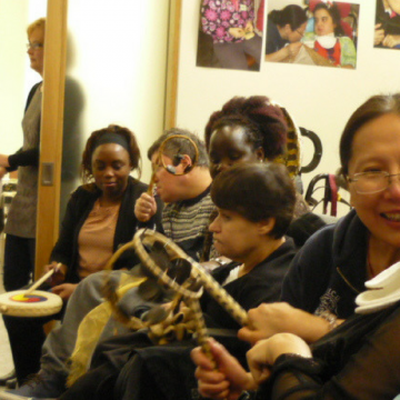 Outreach session with local community group Outreach session with local community group